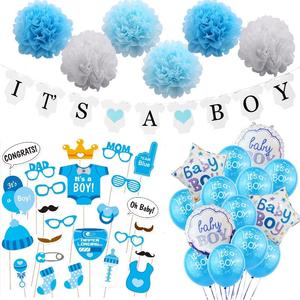 Decoración para Fiesta de Revelación de Género de Bebé, Azul o Rosa, para Baby Shower, Cumpleaños, Globos, Accesorios para Fotos - Product Image 4