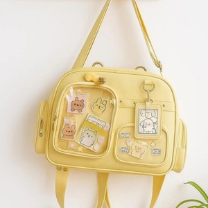 Bolso Bandolera OEM de Doble Ventana, Fabricación Personalizada, Exhibición de Pines de Anime, Bolso de Hombro, Bolsos Ita Japoneses Personalizados - Product Image 5