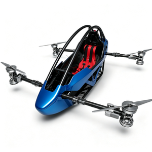 Nuevo Avión RC de Ala Rotatoria de un Solo Asiento, Ligero, con Estructura de Fibra de Carbono, Azul, Impulsado por Batería, Vehículo Volador de Despegue Vertical - Product Image 2