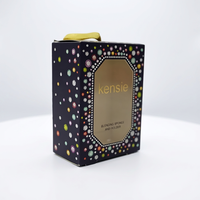 Boîte d'emballage personnalisée de luxe avec logo en feuille d'or pour éponge de maquillage, boîte cadeau cosmétique haut de gamme en papier pour éponge de beauté et support