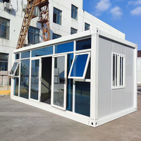 Maisons modulaires en panneaux sandwich en acier détachables, bureaux préfabriqués, maisons mobiles, mini-maisons portables