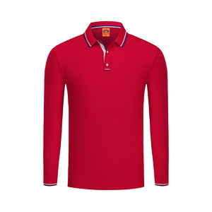 Camisa Polo Azul Rey de Manga Larga, Cuello Camisero, Tejido de Algodón, Uniforme de Trabajo para Hombre, Camisa Cultural para Instituciones Educativas - Product Image 3