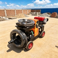 Machines à projeter du mortier à haute efficacité avec une structure durable pour les projets de plâtrage au ciment à grande échelle