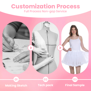Conjunto <span class=keywords><strong>de</strong></span> Tutú Blanco Estilo Clásico 100% Poliéster <span class=keywords><strong>de</strong></span> Alta Calidad para Actuaciones Escénicas para Mujer, Entrega Rápida - Product Image 2