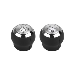 Car Gear <b>Knob</b> 5-Speed 6-Speed Silver Black PVC Ergonomic <b>Shift</b> Ball For Toyota Corolla - Product Image 2