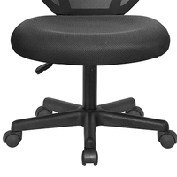 Chaise de bureau ergonomique minimaliste pour de longues heures de travail assis, hauteur réglable, accoudoirs relevables, dossier en maille ventilé