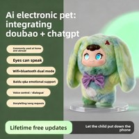 KI-gesteuertes Kleines Feen-Plüschtier mit LED-Augen für Interaktive Emotionale Begleitung als Roboter und Elektronisches Haustier