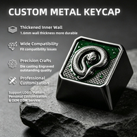 Capuchons de touches métalliques personnalisés, placage sur mesure, logo 3D, moulage sous pression en alliage de zinc, impression UV, OEM ODM, vente en gros
