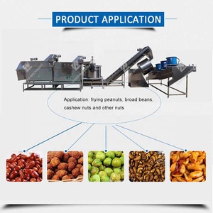 Machine à frire les graines de tournesol et les noix à usage industriel <span class=keywords><strong>friteuse</strong></span> d'arachide et de noix de cajou ligne de production <span class=keywords><strong>friteuse</strong></span> à haricots - Product Image 4