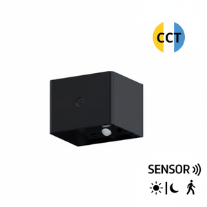 Lampada da parete ricaricabile nera con sensore crepuscolare e di movimento (F-Bright 2071005-N) - Product Image 2