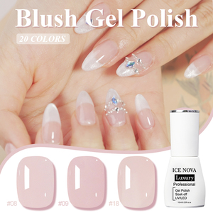 Gel Polish Effet Blush Rose, Gel Constructeur pour Ongles en Bouteille, <span class=keywords><strong>Vernis</strong></span> Gel Liquide Semi-Permanent UV/LED, Tout pour la Manucure des Ongles - Product Image 4