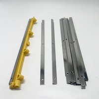 Rail de guidage jaune EFK pour machine textile BARMAG, pièces détachées