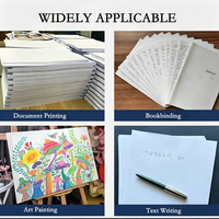 Papier 100 % recyclé sans acide, écologique, haute blancheur, durable, qualité archivistique, multi-usages, personnalisable en grammage