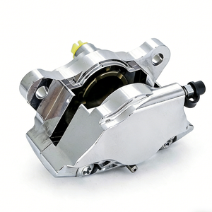 Caliper de Freno CNC de Acero Inoxidable Aprobado por IATF 16949, Acabado Personalizado a Medida para Motocicletas de Alto Rendimiento - Product Image 1