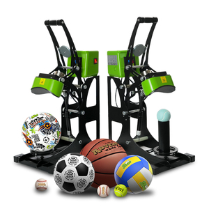 Presse à chaud 2-en-1 à ouverture automatique pour balles - Sublimation de balles de <span class=keywords><strong>football</strong></span> et de tennis - Product Image 2