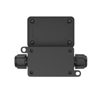 Boîtier de jonction étanche IP68 à 2 bornes, 450V 17.5A, en laiton PA66, connecteur électrique extérieur souterrain avec certification CE