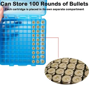 กล่องกระสุน100แบบยุทธวิธีสำหรับกระสุน.<span class=keywords><strong>38</strong></span> Spec/.<span class=keywords><strong>38</strong></span> <span class=keywords><strong>Super</strong></span>/.<span class=keywords><strong>38</strong></span> sw/.32 HR/.อุปกรณ์ล่าสัตว์กระสุนขนาดลำกล้อง357 - Product Image 2