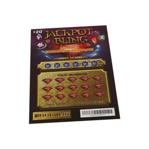 Impresión de Boletos de Lotería de Papel Personalizados, Tarjetas para Raspar y Ganar - Product Image 6