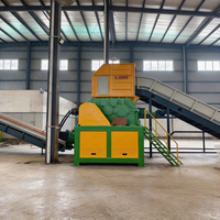 Broyeur industriel à double arbre Shengzhong, haute efficacité, pour pneus, acier, alliage métallique, PP et seaux
