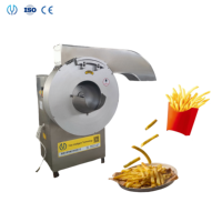 Machine de découpe de frites entièrement automatique Ligne de production de frites surgelées Machine de découpe industrielle de lanières de pommes de terre