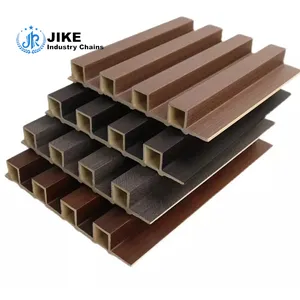 3D interior pvc siding fluted wall panel wpc decorative waterproof wall coating boards cladding indoor