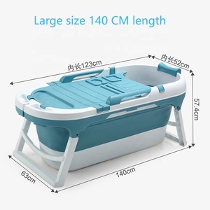 Vasca da Bagno Moderna in Plastica 3-in-1 per Neonati con Termometro e Bicchiere per Lavaggio Capelli, Ergonomica Pieghevole Ecologica per Bambini 0-3 Anni - Product Image 2