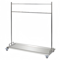 Chariot de cuisson en acier inoxydable 201/304 à capacité de charge exceptionnelle, avec barre de suspension réglable en hauteur, pour la restauration et la cuisine