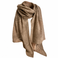 Écharpe longue et large en cachemire 100 % pour femme, unie, texturée, douce et chaude, idéale pour l'automne et l'hiver, usage quotidien