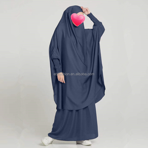 Yibaoli Fabricant de <span class=keywords><strong>vêtements</strong></span> musulmans bien faits Nida <span class=keywords><strong>Hijab</strong></span> Khimar Abaya 2 pièces Jilbab <span class=keywords><strong>vêtements</strong></span> de prière pour femmes - Product Image 4