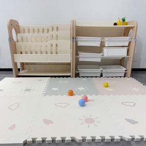 <span class=keywords><strong>Tapis</strong></span> de jeu pour bébé en mousse IXPE écologique de qualité supérieure, épaisseur 2 cm, doux, antidérapant, blanc, ciel étoilé, <span class=keywords><strong>tapis</strong></span> de sol <span class=keywords><strong>puzzle</strong></span> pour parc de jeu - Product Image 2