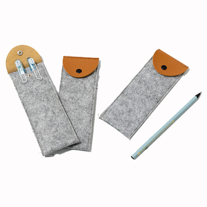 Gran Stock Disponible, Estuche para Lápices de Fieltro Ecológico con Impresión Personalizada, Cierre de Cremallera, para Uso Escolar y de Oficina, Alta Calidad, Mofelt MFT-22 - Product Image 1