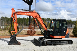 Mini-excavatrices sur chenilles de 6,2 tonnes, godet d'excavatrice, marque de premier plan Kx080-4, excavatrice sur chenilles - Product Image 2