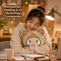 Jouet en peluche intelligent IA 4G eSIM interactif vocal, adorable poupée moelleuse, robot compagnon multilingue alimenté par DeepSeek pour enfants et adultes