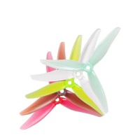 Hélices Gemfan 51366 MCK V3 5x2.8 à 3 pales en matériau composite PC, accessoires pour drones, haute efficacité, drones FPV freestyle de 5 pouces