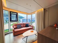 Maison conteneur préfabriquée moderne de 40 pieds avec chambre à coucher, salle de bain, salon et bureau pour hôtels ou usage personnel