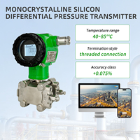 Transmitter Tekanan Diferensial Presisi Tinggi Silikon Monokristalin 4-20mA Hart Ip68 App Debug Sensor Level Tangki Cair