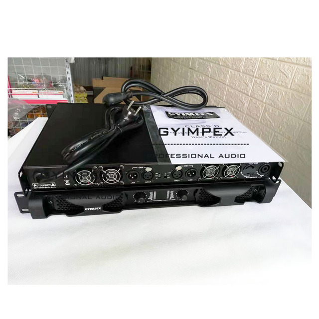 Stereo Amplifier Mini Stereo Amplifier 1U Class d 2 Channels 2*500w Mixer Power Amplifier Mixer for 12inch High Power Subwoofer