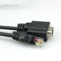 Cable de consola serie RJ45 a DB9 macho