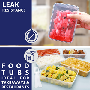 Hot Selling Clear Rectangular Disposable Pp Bento Box Microwaveable Plastic Meal Prep Food <b>Containers</b> - Product Image 3