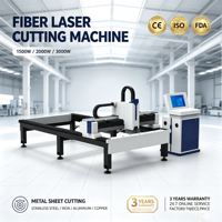 Machine de découpe laser à fibre CE 3000W 3015, directement de l'usine, pour acier inoxydable, acier au carbone, découpeuse de tôles métalliques