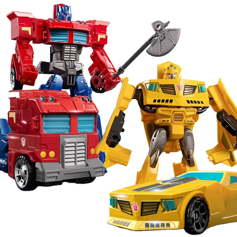 2023 nouveau Robot déformé voiture bricolage Construction jouets déformation guerre ligue transformant voiture alliage jouets cadeaux d'anniversaire