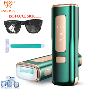 Dispositivo de Depilación IPL Profesional PAKISS, Sistema de Compresas de Hielo para Rostro, Axilas, Área del Bikini y Cuerpo, Uso Doméstico - Product Image 1