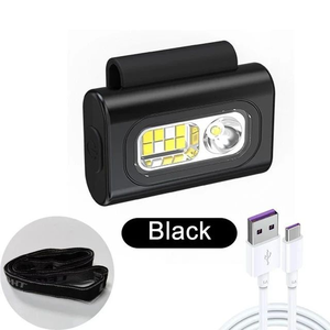 Lampe frontale LED magnétique multifonctionnelle, mains libres, à clipser, rechargeable par USB, pour le jogging nocturne - Product Image 6