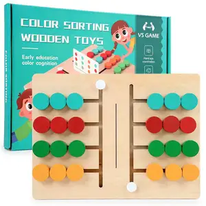 'Hoye מלאכות משפחה הורה ילד לוח קרב משחק ילדים צבע התאמת משחק כיף המוח טיזר ארבעה צבע משחק