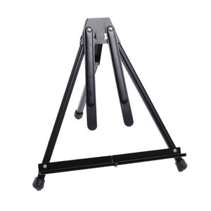サプライヤーイーゼルディスプレイスタンドブラックメタル折りたたみ式ディスプレイスタンド - Product Image 1