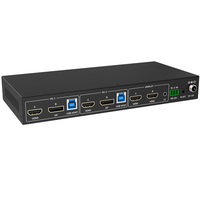 Commutateur KVM HDMI 4K 60Hz USB 3.0 à 2 ports pour double moniteur et affichage étendu, répartiteur HDMI matriciel