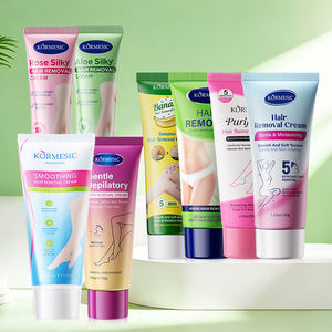 KORMESIC Depilatorio Hidratante 2 en 1 para Rostro, Bikini y Cuerpo, con Extracto de Plátano, Humectante, Iluminador y No Irritante - Product Image 1