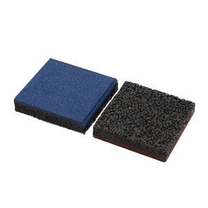 <span class=keywords><strong>Tapis</strong></span> de sol en <span class=keywords><strong>caoutchouc</strong></span> pour salle de sport, non toxique, sain, durable, taille standard 1000mm*1000mm 500mm*500mm pour les lieux de formation physique commerciels - Product Image 3