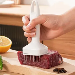 <span class=keywords><strong>Appareil</strong></span> à brocher automatique en acier inoxydable à 24 aiguilles pour viande, brochettes de viande, cuisine, <span class=keywords><strong>steak</strong></span>, tendons cassés, dispositif de perforation aromatisé - Product Image 2