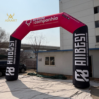 Arche publicitaire gonflable durable en Oxford, grand portail d'entrée personnalisé pour événements et promotion de lancement